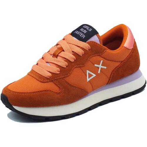 Scarpe Donna Sneakers Sun68 Z43201 Ally Solid Nylon Arancio