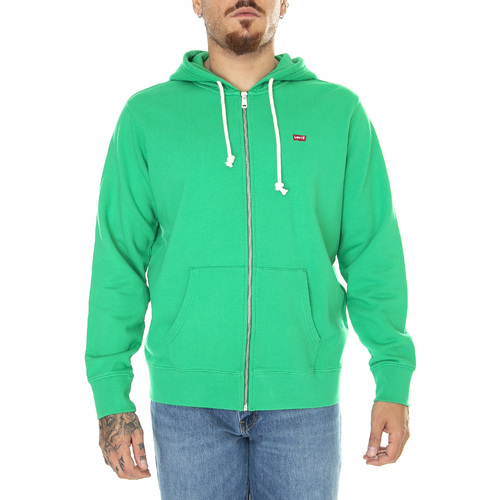Abbigliamento Uomo Felpe Levi's M' New Original Zip Up Bright Green Hoodie Verde