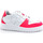 Scarpe Donna Stivali Balada Sneaker King Low White Pink Fluo 2SD3478 Bianco