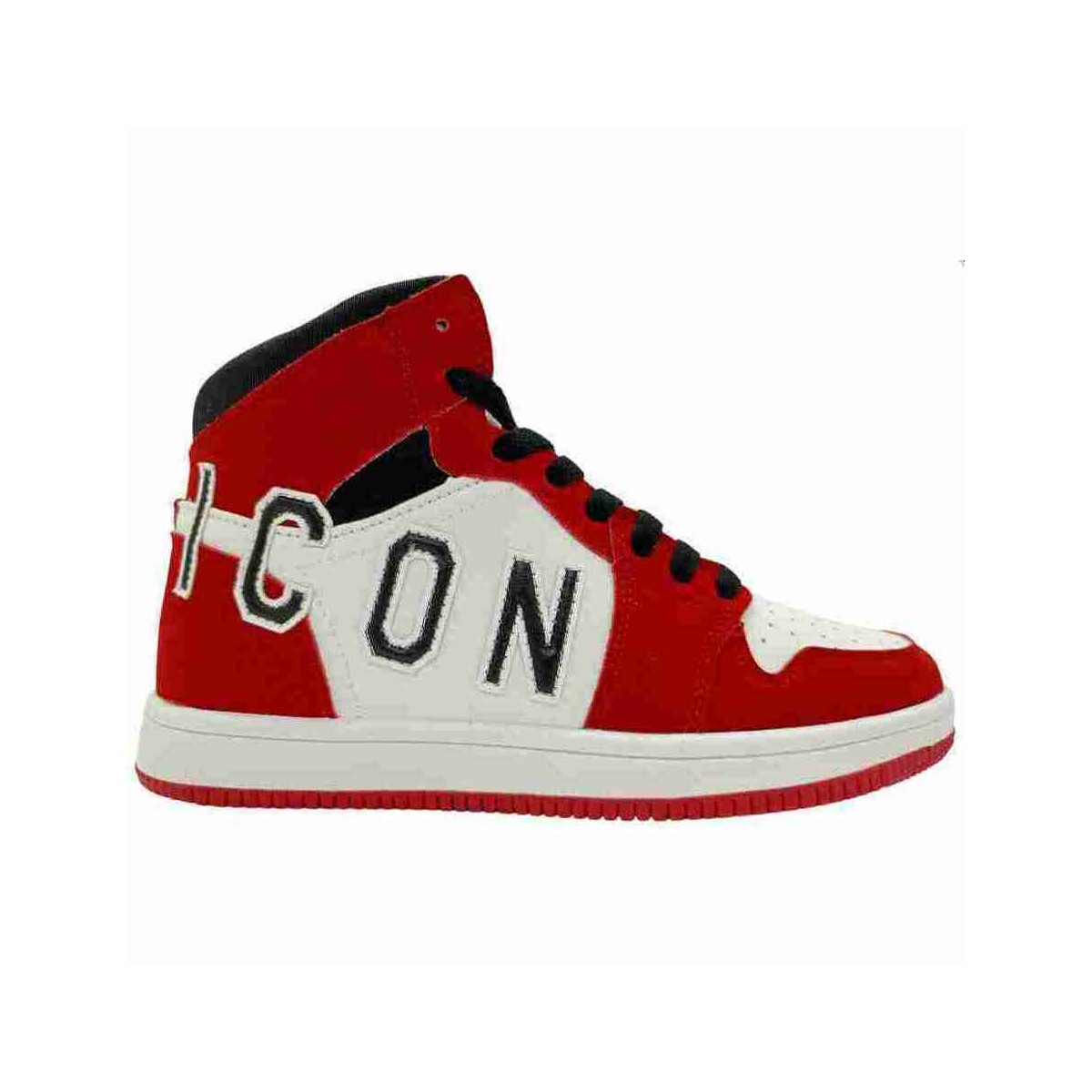 Scarpe Sneakers alte Icon IC9481 Rosso