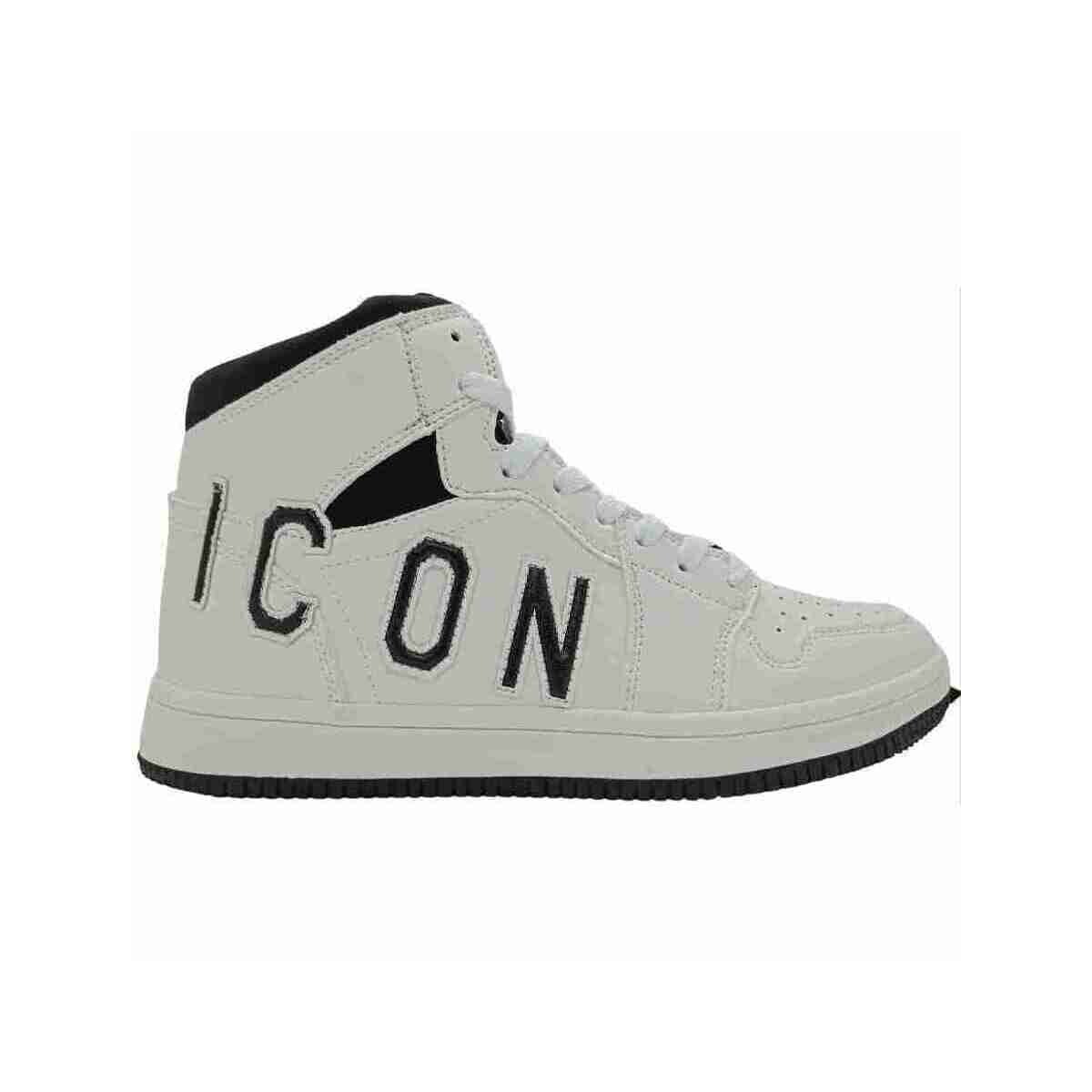 Scarpe Uomo Sneakers alte Icon IC03547 Bianco