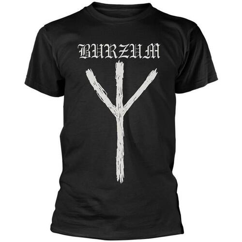 Abbigliamento T-shirts a maniche lunghe Burzum Rune Nero