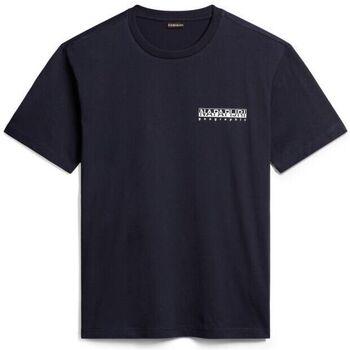 Abbigliamento T-shirt & Polo Napapijri S-TELEMARKET SS NP0A4HRC-176 BLU MARINE Blu