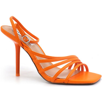 Scarpe Donna Stivaletti Steve Madden All In Sandalo Tacco Listini Neon Apricot ALLI04S1 Arancio