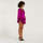 Abbigliamento Donna Vestiti Actualee abito corto a balze tessuto viola Viola