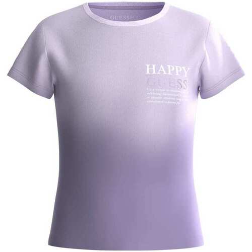 Abbigliamento Bambina T-shirt maniche corte Guess T-SHIRT J3YI37K8HM4 Rosa