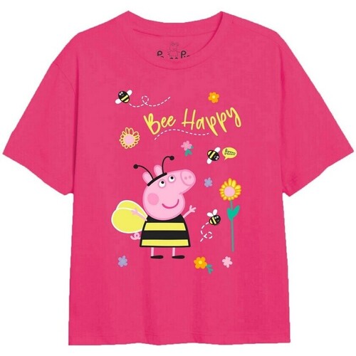 Abbigliamento Bambina T-shirts a maniche lunghe Dessins Animés Bee Happy Multicolore