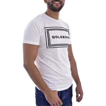 Abbigliamento Uomo T-shirt maniche corte Goldenim Paris maniche corte 0702 - Uomo Bianco