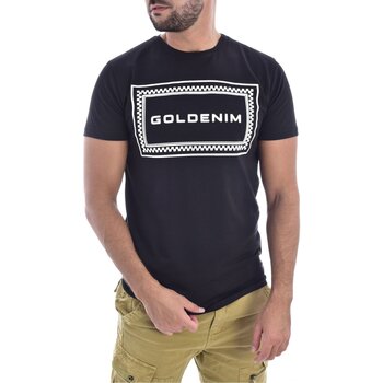 Abbigliamento Uomo T-shirt maniche corte Goldenim Paris maniche corte 0702 - Uomo Nero