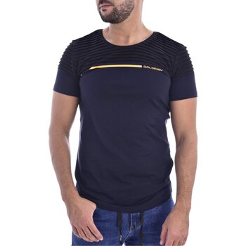 Abbigliamento Uomo T-shirt maniche corte Goldenim Paris maniche corte 0705 - Uomo Blu