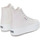 Scarpe Donna Sneakers Superga 2708 Hi Top Lame Bianco