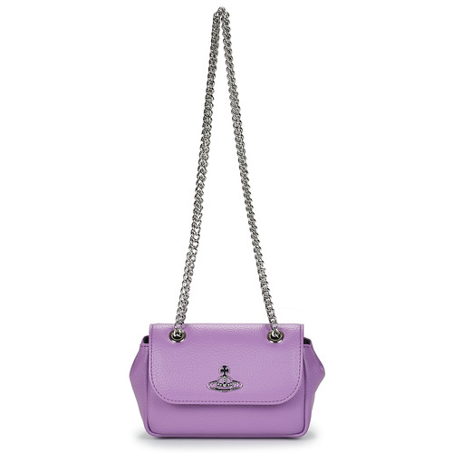 Borse Donna Tracolle Vivienne Westwood RE-VEGAN SMALL PURSE Lilas