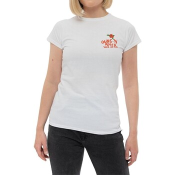 Abbigliamento Donna T-shirts a maniche lunghe Guns N Roses Lies Lies Lies Bianco