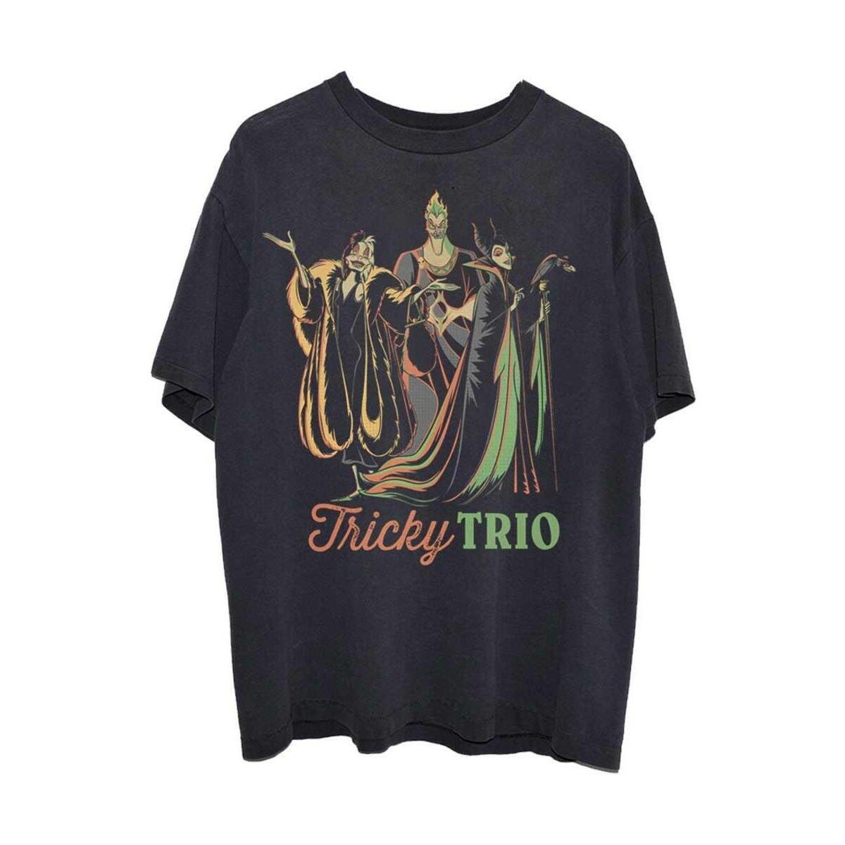 Abbigliamento T-shirts a maniche lunghe Disney Tricky Trio Nero