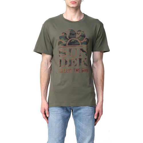 Abbigliamento Uomo T-shirt maniche corte Sundek M026TEJ7853-30200 Verde