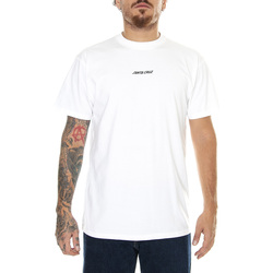 Abbigliamento Uomo T-shirt & Polo Santa Cruz creaming Flash Center T-hirt White Bianco