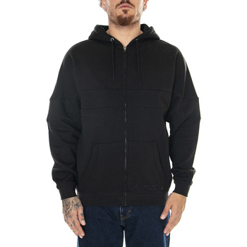 Abbigliamento Uomo Felpe Santa Cruz ' Tonal Strip Panel Zip Hood Black Nero