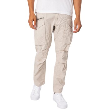 Abbigliamento Uomo Pantalone Cargo Replay Pantaloni cargo con logo Beige