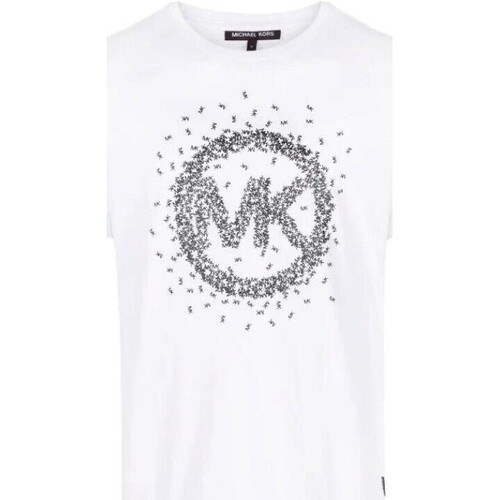 Abbigliamento Uomo T-shirt maniche corte MICHAEL Michael Kors CF351OZFV4 Bianco