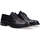 Scarpe Uomo Derby & Richelieu Pawelk's scarpa slip-on pelle nera effetto vintage Nero