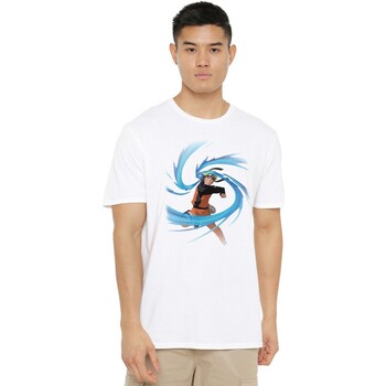Abbigliamento Uomo T-shirts a maniche lunghe Naruto TV2413 Bianco