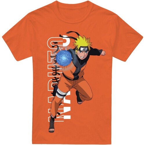 Abbigliamento Uomo T-shirts a maniche lunghe Naruto TV2423 Arancio