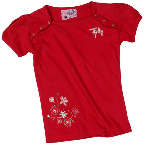 Abbigliamento Bambina T-shirt maniche corte Miss Girly T-shirt manches courtes fille FURY Rosa