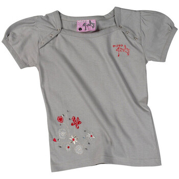Abbigliamento Bambina T-shirt maniche corte Miss Girly T-shirt manches courtes fille FURY Grigio