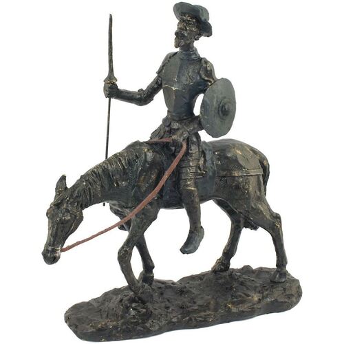 Casa Statuette e figurine Signes Grimalt Figura Don Quijote Horse Nero