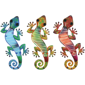 Casa Statuette e figurine Signes Grimalt Lizard 3 U. Multicolore