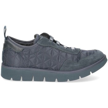 Scarpe Donna Sneakers Panchic P05W quilted nylon suede cobalt Blu