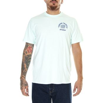 Abbigliamento Uomo T-shirt & Polo Edwin M' Ringo Oishii T Bleached Aqua Verde