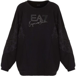 Abbigliamento Donna Felpe in pile Emporio Armani EA7 Sweatshirt Nero