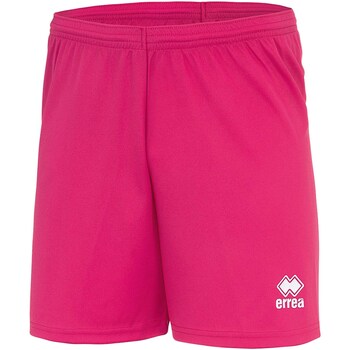 Abbigliamento Bambino Shorts / Bermuda Errea Pantaloni Corti  New Skin Panta Jr Fuxia Rosa