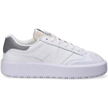 Scarpe Donna Sneakers basse New Balance sneaker CT302 pelle bianca grigia Bianco