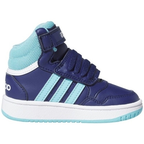 Scarpe Bambino Sneakers adidas Originals Hoops Mid Td Blu