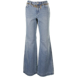 Abbigliamento Donna Jeans MICHAEL Michael Kors Jeans a zampa con catena logata Blu