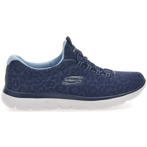 Scarpe Donna Sneakers Skechers SUMMITS-SPARKLING SPOTS Blu