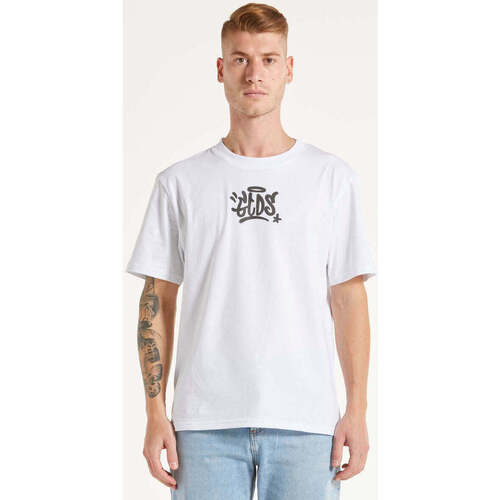 Abbigliamento Uomo T-shirt maniche corte Gcds t-shirt logo bianca Bianco