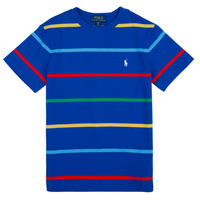 Abbigliamento Bambino T-shirt maniche corte Polo Ralph Lauren SSCNM2-KNIT SHIRTS-T-SHIRT Blu