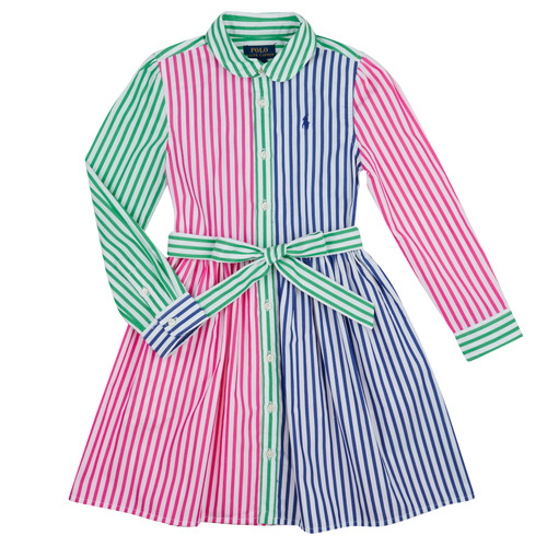 Abbigliamento Bambina Abiti corti Polo Ralph Lauren JNMLTFNSDRSS-DRESSES-DAY DRESS Multicolore