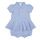 Abbigliamento Bambina Abiti corti Polo Ralph Lauren SS PEPLUM BU-ONE PIECE-SHORTALL Blu / Cielo