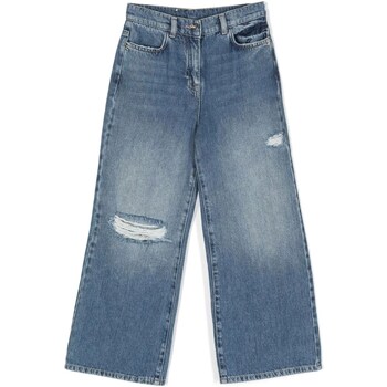 Abbigliamento Bambina Jeans dritti Patrizia Pepe 7P0269-D013 Blu