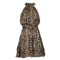 Abbigliamento Donna Abiti corti Guess SL ROMANA FLARE Leopard