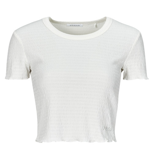 Abbigliamento Donna T-shirt maniche corte Guess CN SMOKED Beige