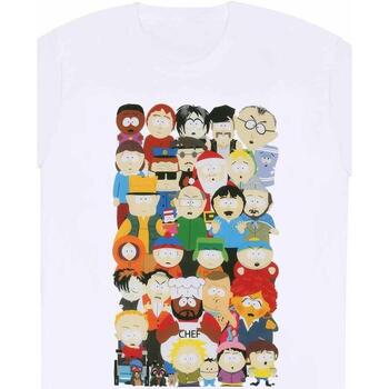 Abbigliamento T-shirts a maniche lunghe South Park Town Group Bianco