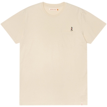 Abbigliamento Uomo T-shirt & Polo Revolution Regular T-Shirt 1330 HIK - Off White Bianco