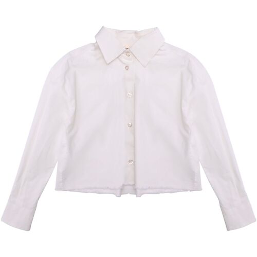 Abbigliamento Bambina Camicie maniche lunghe Vicolo CAMICIA 3141CY1127 Bianco