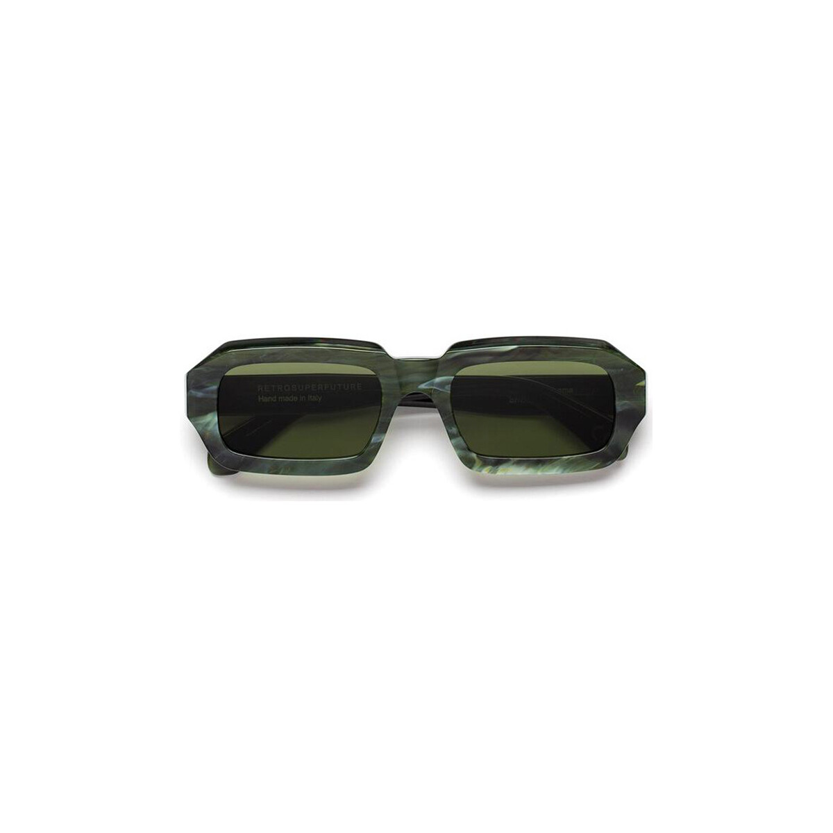 Orologi & Gioielli Occhiali da sole Retrosuperfuture BHO Fantasma Occhiali da sole, Verde/Verde, Verde