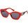 Orologi & Gioielli Donna Occhiali da sole Guess GU7868 Occhiali da sole, Rosso/Fumo, 54 mm Rosso